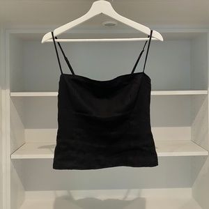 Reformation Black Bustier Top - M